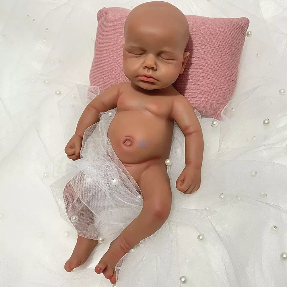 Realistic Artificial Cute Twins Soft Silicone Reborn Baby Open Mouth Boy and Girl 31 Cm 1 Kg Gifts for New Parents Kids