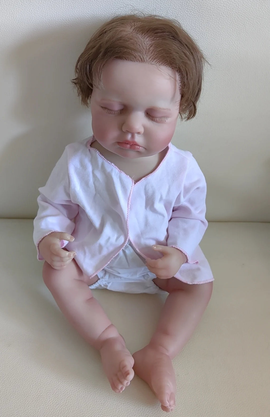 49cm Lifelike Reborn Dolls Full Body Vinyl Loulou Baby Reborn Boys Girls With Hand Painted Visible Veins Handmade Realistic Doll