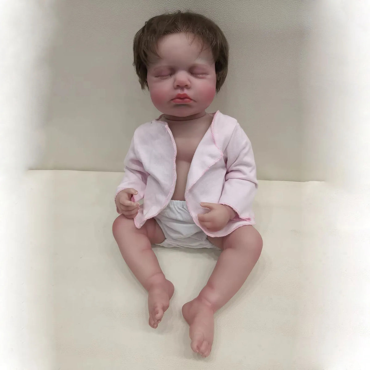 49cm Lifelike Reborn Dolls Full Body Vinyl Loulou Baby Reborn Boys Girls With Hand Painted Visible Veins Handmade Realistic Doll