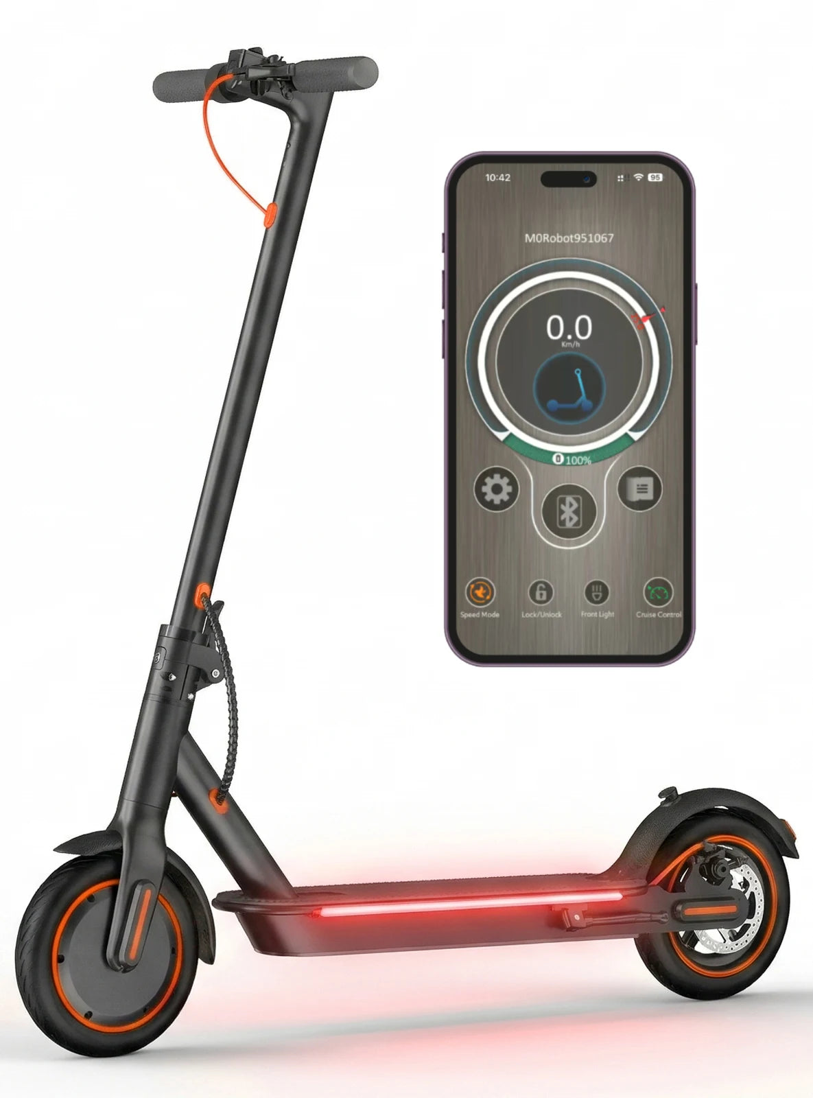 USA Local Warehouse Stock 350W Electric Scooter for Adults, 18Miles Long Range,Max 30KM/H Speed, 8.5in Honeycomb Tire