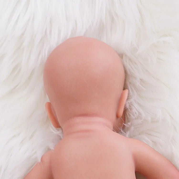 12 in Silicone Filled Lifelike Newborn Doll Soft Silicone Reborn Silicone Platinum Reborn Dolls for Child Companionship