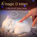 Interactive Meowing Kitten Plush with Press-to-Meow Sound, Realistic Cat for Boys & Girls, Birthday Gifts,toys for Girls & Women