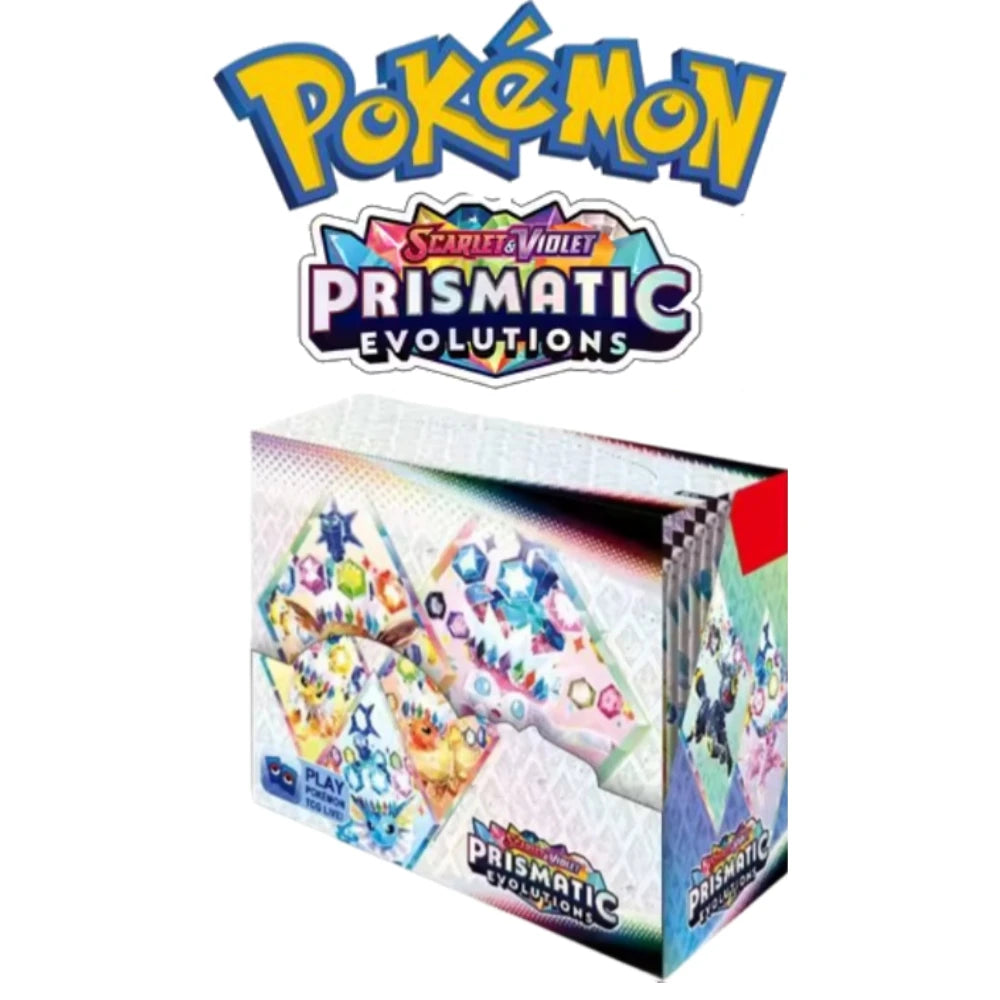 Fun 360Pcs Pokemon Card TCG Scarlet&Violet Prismatic Evolutions 151 Prism 36 Pack Pokemon Booster Box Collectible Tradiner Card