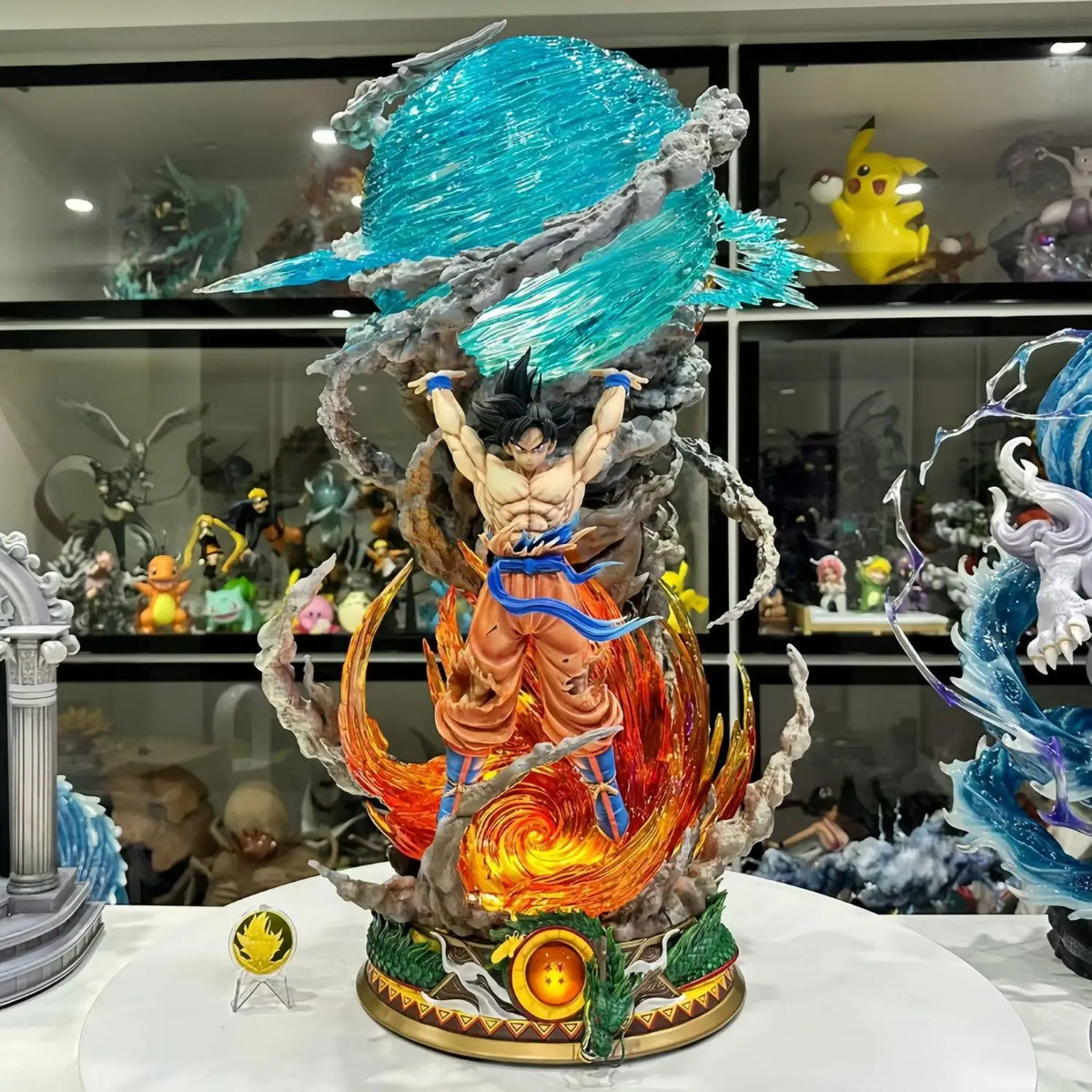 Dragon Ball Series Giant Anime Handheld Hunter Vitality Bullet Sun Wukong Can Shine Model Statue Ornament