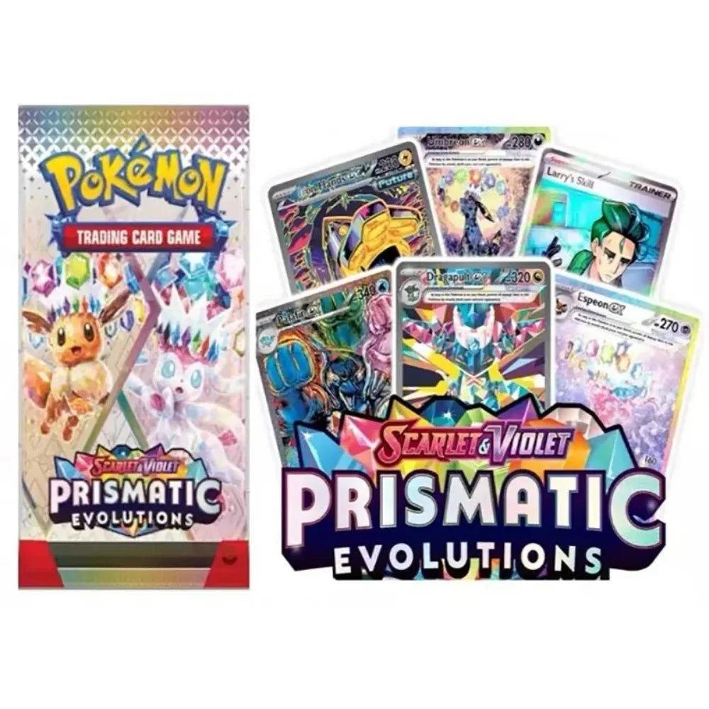 Fun 360Pcs Pokemon Card TCG Scarlet&Violet Prismatic Evolutions 151 Prism 36 Pack Pokemon Booster Box Collectible Tradiner Card
