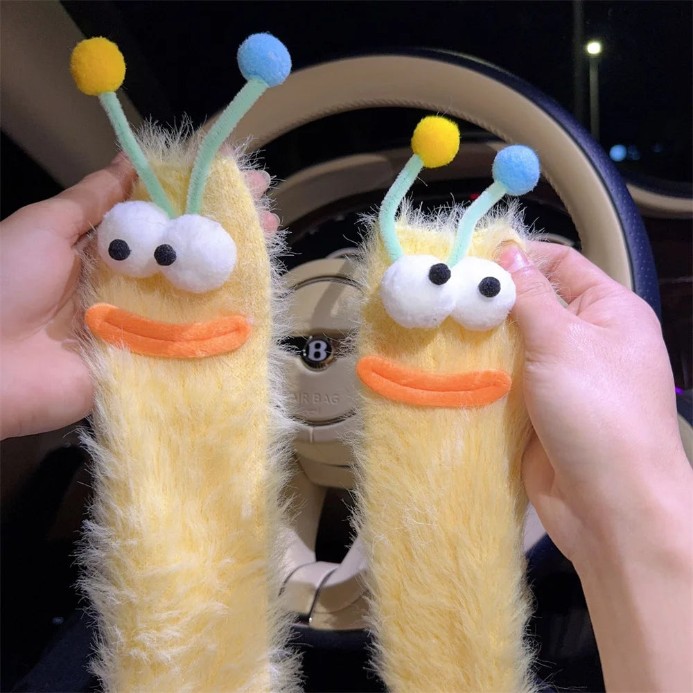 Funny Monster Socks Autumn Winter Coral Fleece Floor Socks Couple Sleep Sock Fuzzy Socks Party Stockings