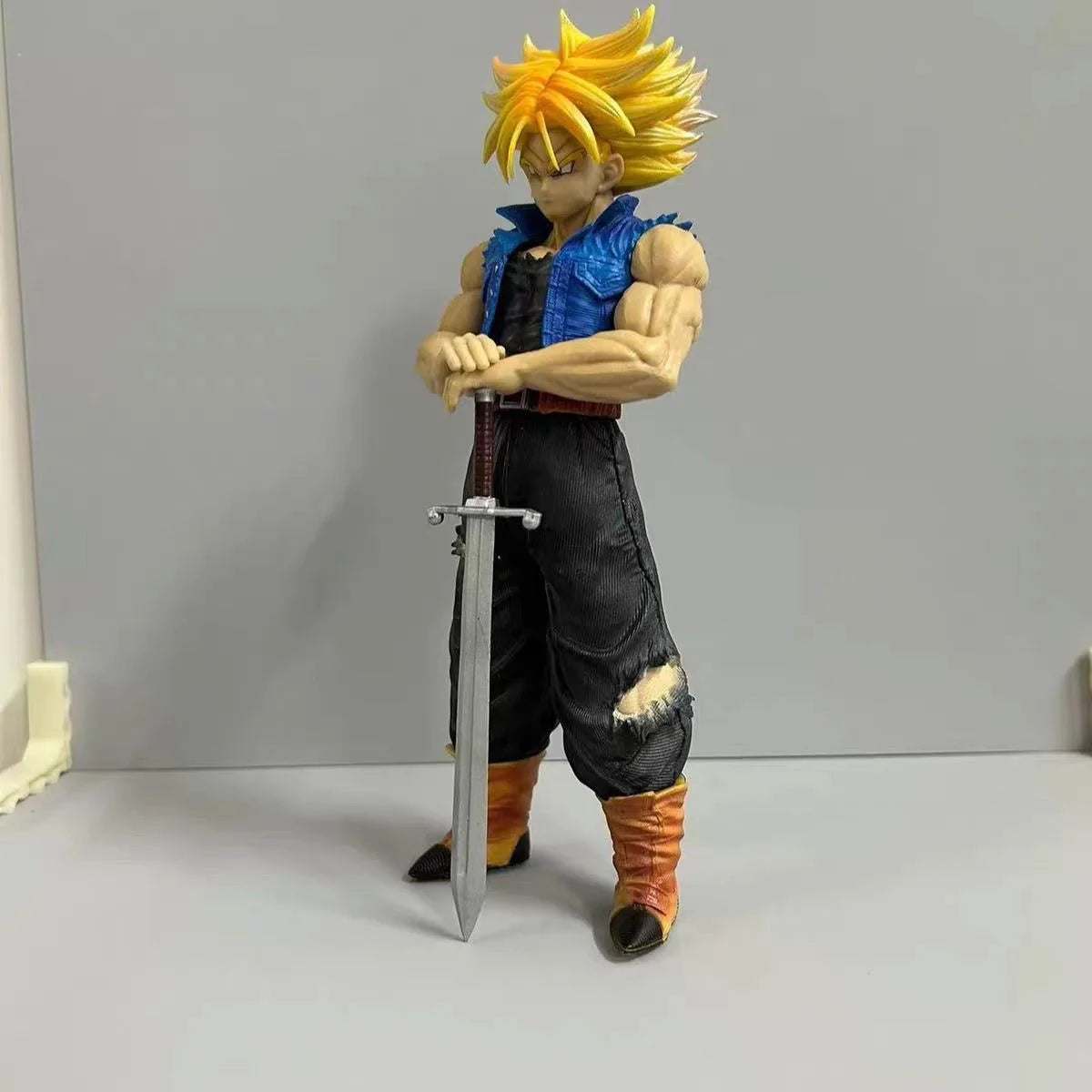 25cm/9.84in Anime Trunks Figure Future Trunks Action Figures PVC Statue Collection Model Toys for Birthday Gifts