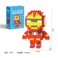Marvel Spider Man Building Block Deadpool&Venom Iron Man figure Marvel Legends Cartoon Character Model Toys for Children Gifts