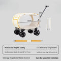 Pet Travel Folding Transparent Carry-on Suitcase Trolley - Foldable / for Vehicle / Handheld - Suitable for Cats and Dogs