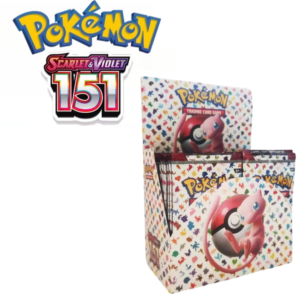 Fun 360Pcs Pokemon Card TCG Scarlet&Violet Prismatic Evolutions 151 Prism 36 Pack Pokemon Booster Box Collectible Tradiner Card