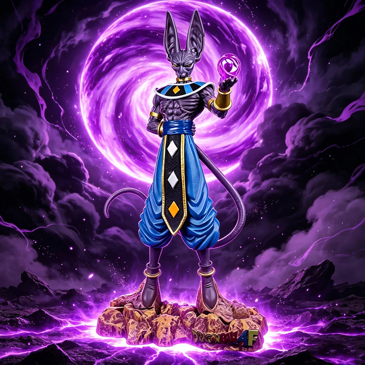 Hot 30cm Anime Figure Dragon Ball Z Beerus Super God of Destruction Figures Action Figure Collection Model Toy