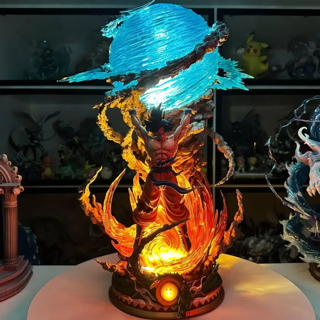 Dragon Ball Series Giant Anime Handheld Hunter Vitality Bullet Sun Wukong Can Shine Model Statue Ornament