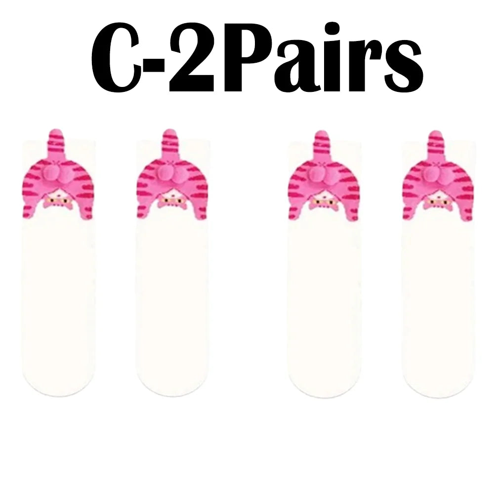 Cartoon Cat Egg Socks Soft Breathable Cute Mid Tube Cotton Socks 3D Cat Egg Balls Unique Design Trendy Funny for Christmas Cat