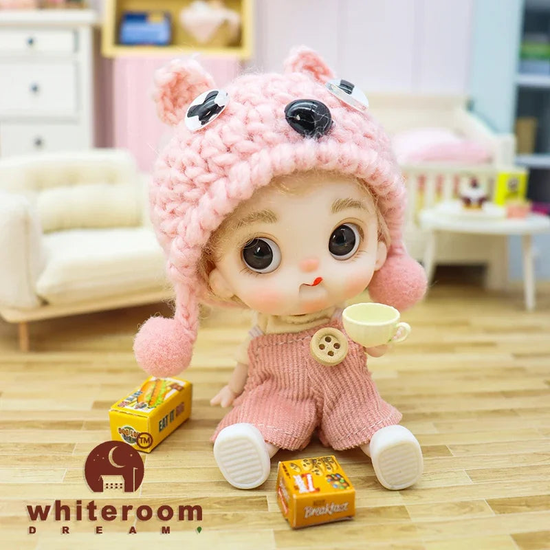 10cm BJD Mini Dolls For Girls Cute Bag Key Pendant Accessories Body Bjd Doll Clothes Toys For Kids Children Baby Holiday Gift
