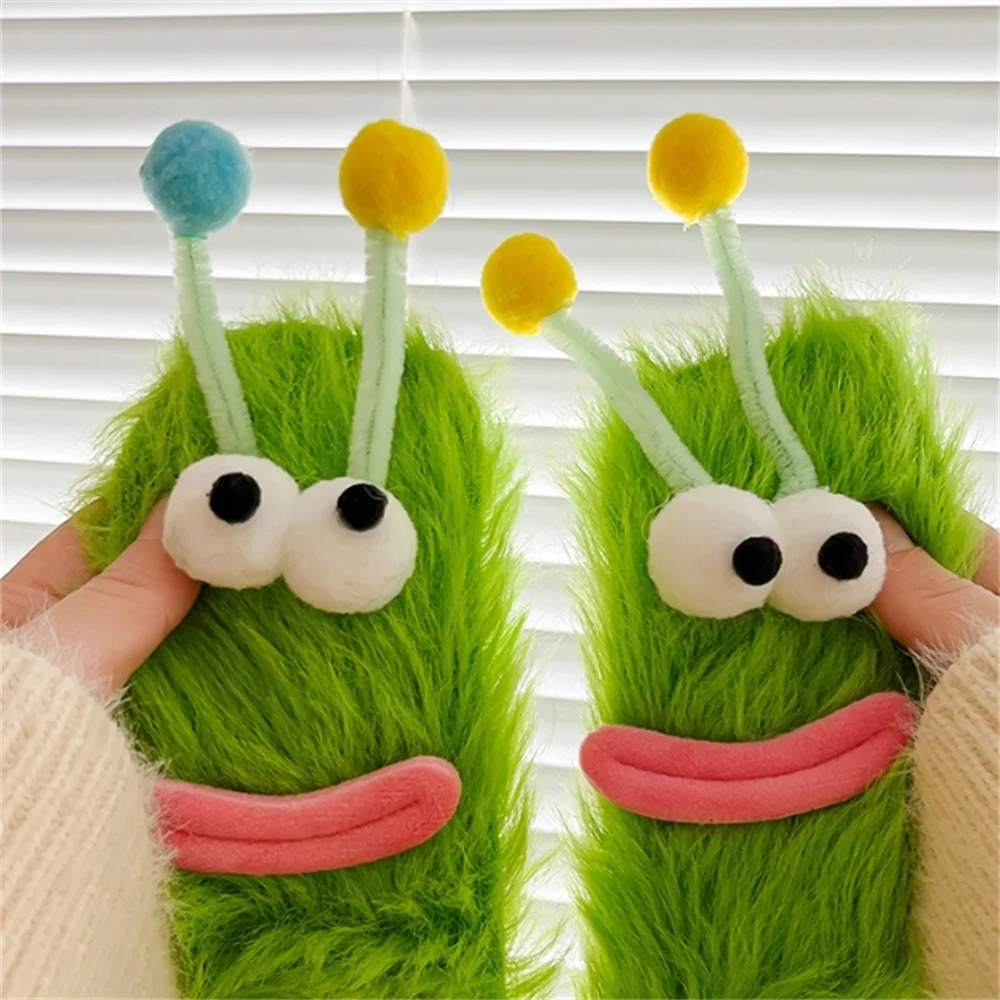 Funny Monster Socks Autumn Winter Coral Fleece Floor Socks Couple Sleep Sock Fuzzy Socks Party Stockings