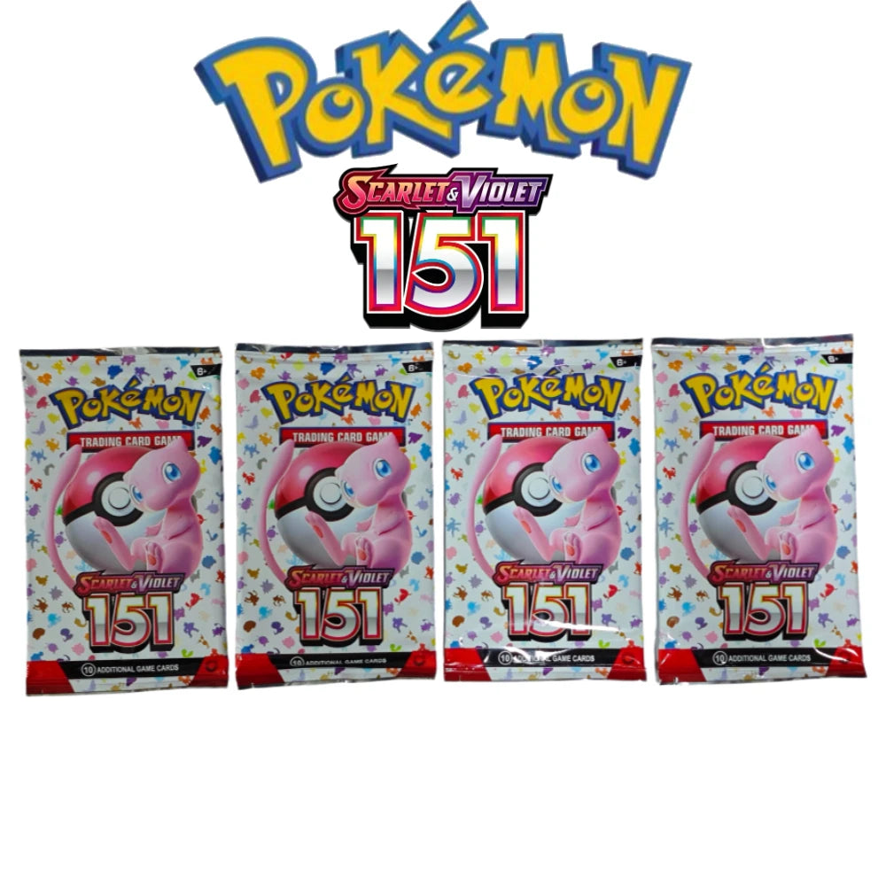 Fun 360Pcs Pokemon Card TCG Scarlet&Violet Prismatic Evolutions 151 Prism 36 Pack Pokemon Booster Box Collectible Tradiner Card