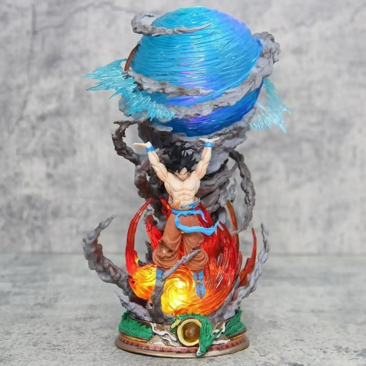 Dragon Ball Series Giant Anime Handheld Hunter Vitality Bullet Sun Wukong Can Shine Model Statue Ornament