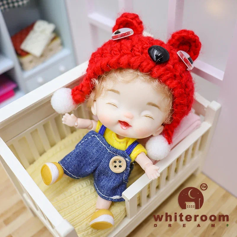 10cm BJD Mini Dolls For Girls Cute Bag Key Pendant Accessories Body Bjd Doll Clothes Toys For Kids Children Baby Holiday Gift