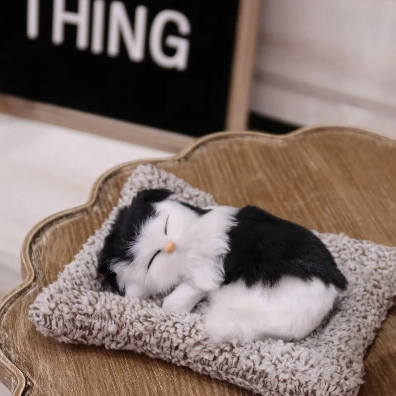 Interactive Meowing Kitten Plush with Press-to-Meow Sound, Realistic Cat for Boys & Girls, Birthday Gifts,toys for Girls & Women
