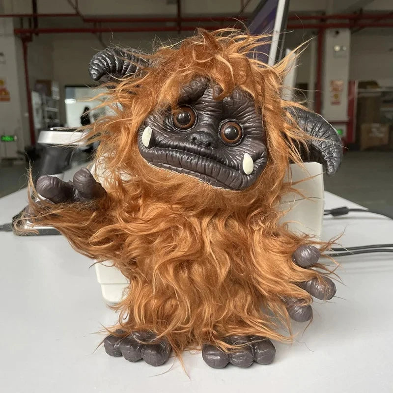 Labyrinth Plush Doll Maze Worm Red Hairy Big Mouth Monster Animal Plush Doll Toy Cute Funny Present Plush Doll Home Decoration
