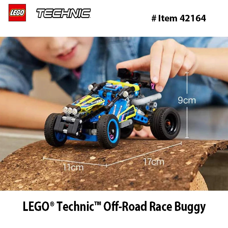 LEGO 42164 Technic Off-Road Race Buggy Buildable Car Toy, Cool Toy for 8 Year Old Boys, Girls and Kids who Love Rally Contests