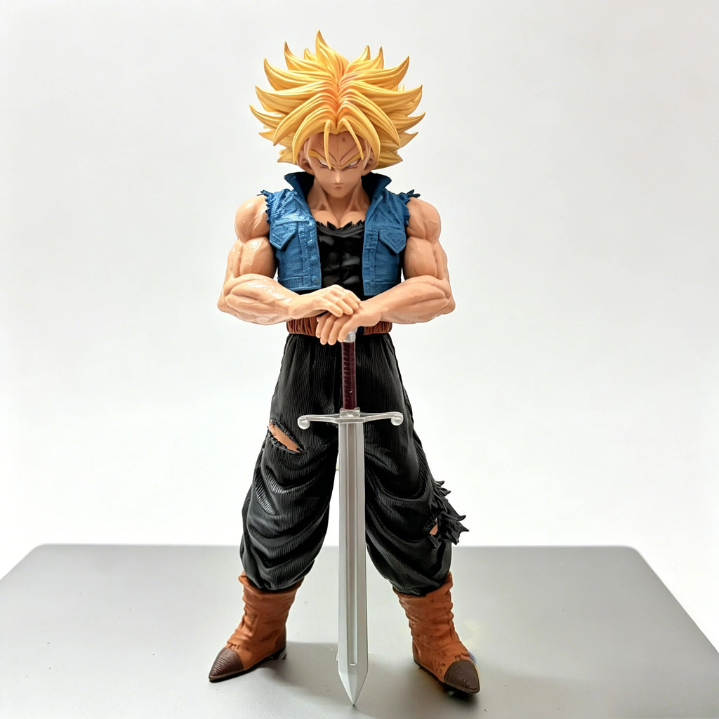25cm/9.84in Anime Trunks Figure Future Trunks Action Figures PVC Statue Collection Model Toys for Birthday Gifts