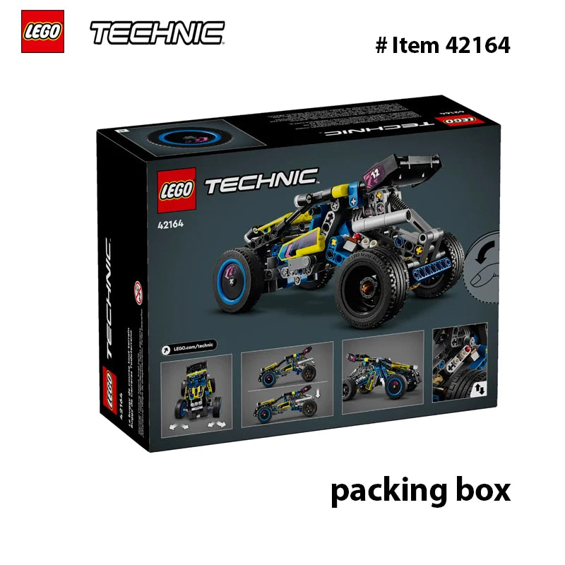 LEGO 42164 Technic Off-Road Race Buggy Buildable Car Toy, Cool Toy for 8 Year Old Boys, Girls and Kids who Love Rally Contests